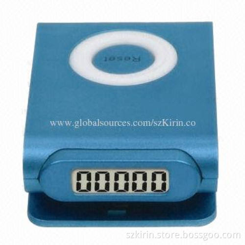 Simple Function Pedometer, 1-99999 Step Count Range, Low Power Consumption
